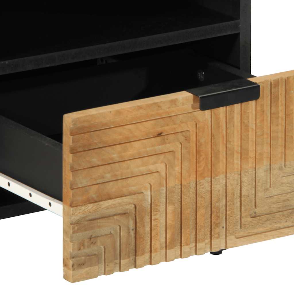 Nattbord Sengbord Tre heltre mangotre Brun 40x33x46 cm