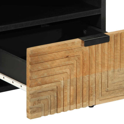 Nattbord Sengbord Tre heltre mangotre Brun 40x33x46 cm