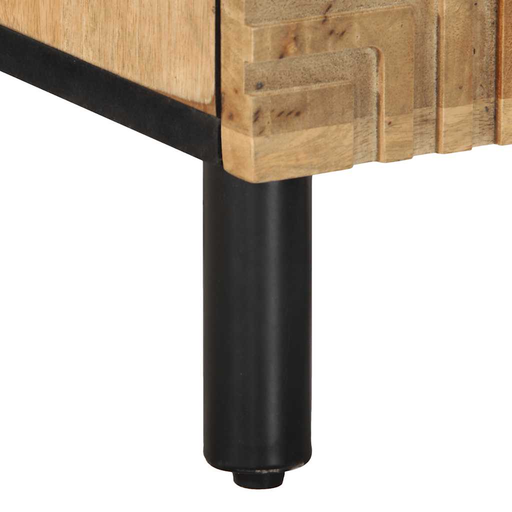 Nattbord Sengbord Tre heltre mangotre Brun 40x33x46 cm