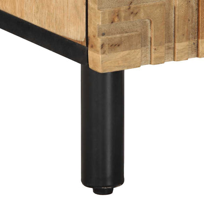 Nattbord Sengbord Tre heltre mangotre Brun 40x33x46 cm