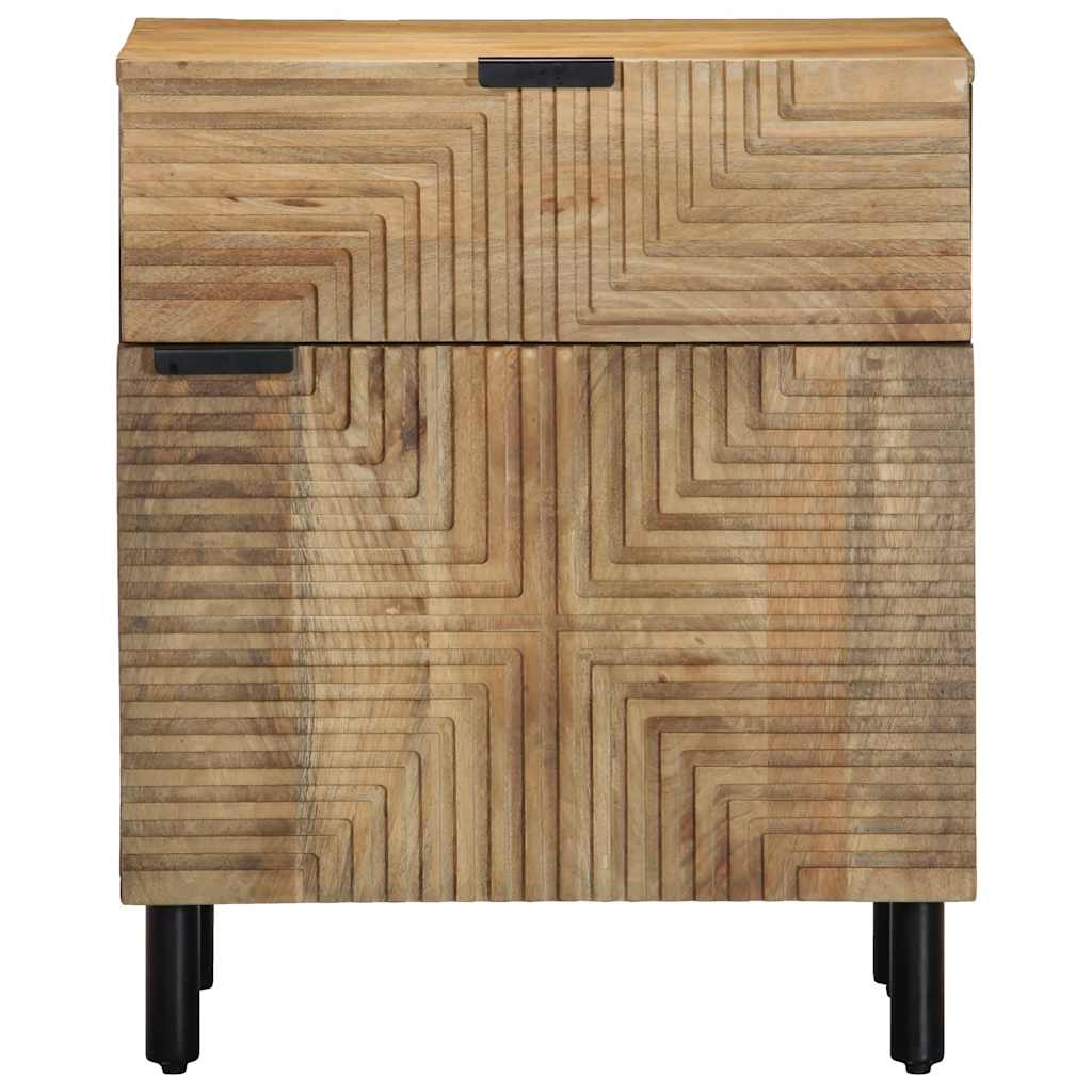 Nattbord Sengbord Tre heltre mangotre Brun 50x33x60 cm