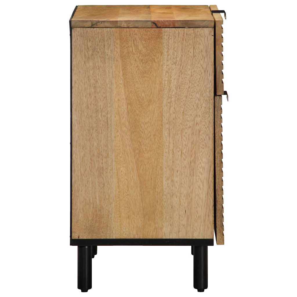 Nattbord Sengbord Tre heltre mangotre Brun 50x33x60 cm