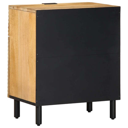 Nattbord Sengbord Tre heltre mangotre Brun 50x33x60 cm
