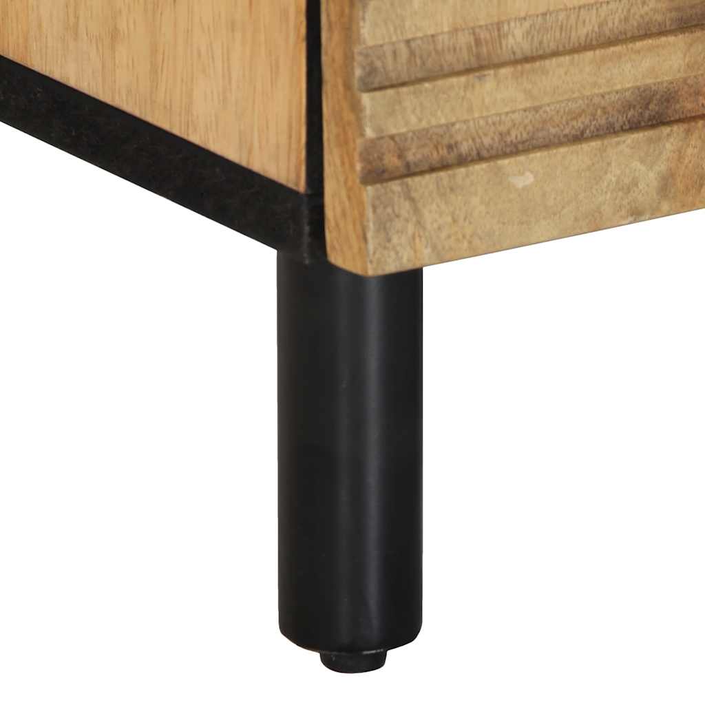 Nattbord Sengbord Tre heltre mangotre Brun 50x33x60 cm
