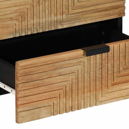 Nattbord Sengbord Tre heltre mangotre Brun 50x33x60 cm