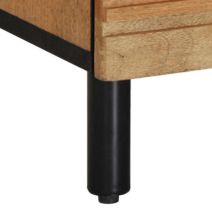Nattbord Sengbord Tre heltre mangotre Brun 50x33x60 cm