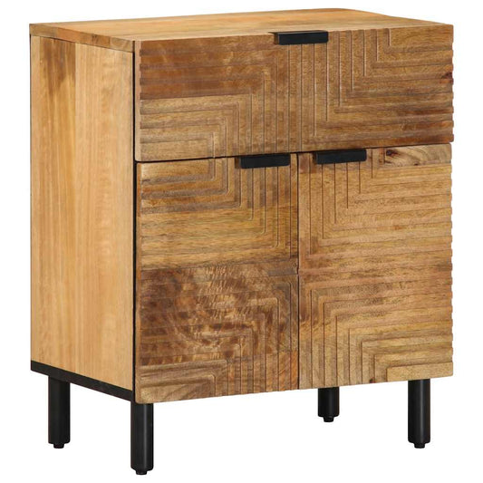 Nattbord Sengbord Brun 50x33x60 cm heltre mango
