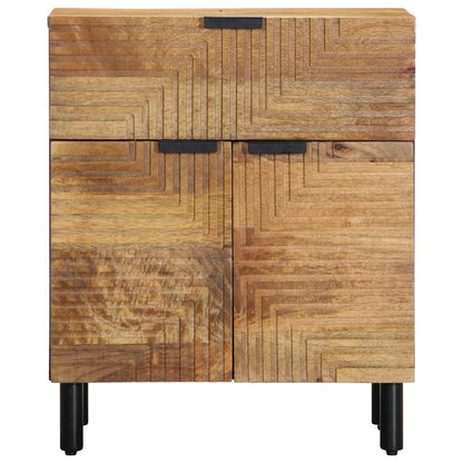Nattbord Sengbord Brun 50x33x60 cm heltre mango