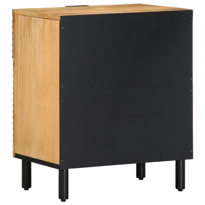 Nattbord Sengbord Brun 50x33x60 cm heltre mango