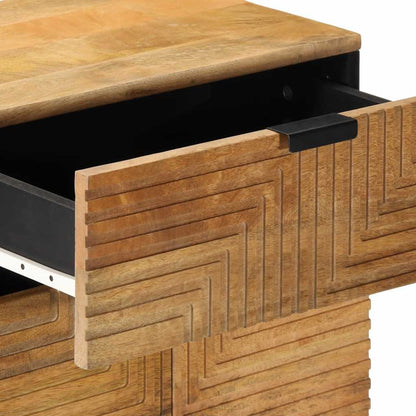 Nattbord Sengbord Brun 50x33x60 cm heltre mango