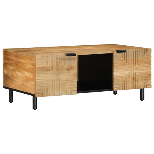 Salongbord Sofabord Brun Tre Heltre Mango 100x54x40 cm