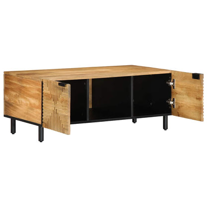 Salongbord Sofabord Brun Tre Heltre Mango 100x54x40 cm