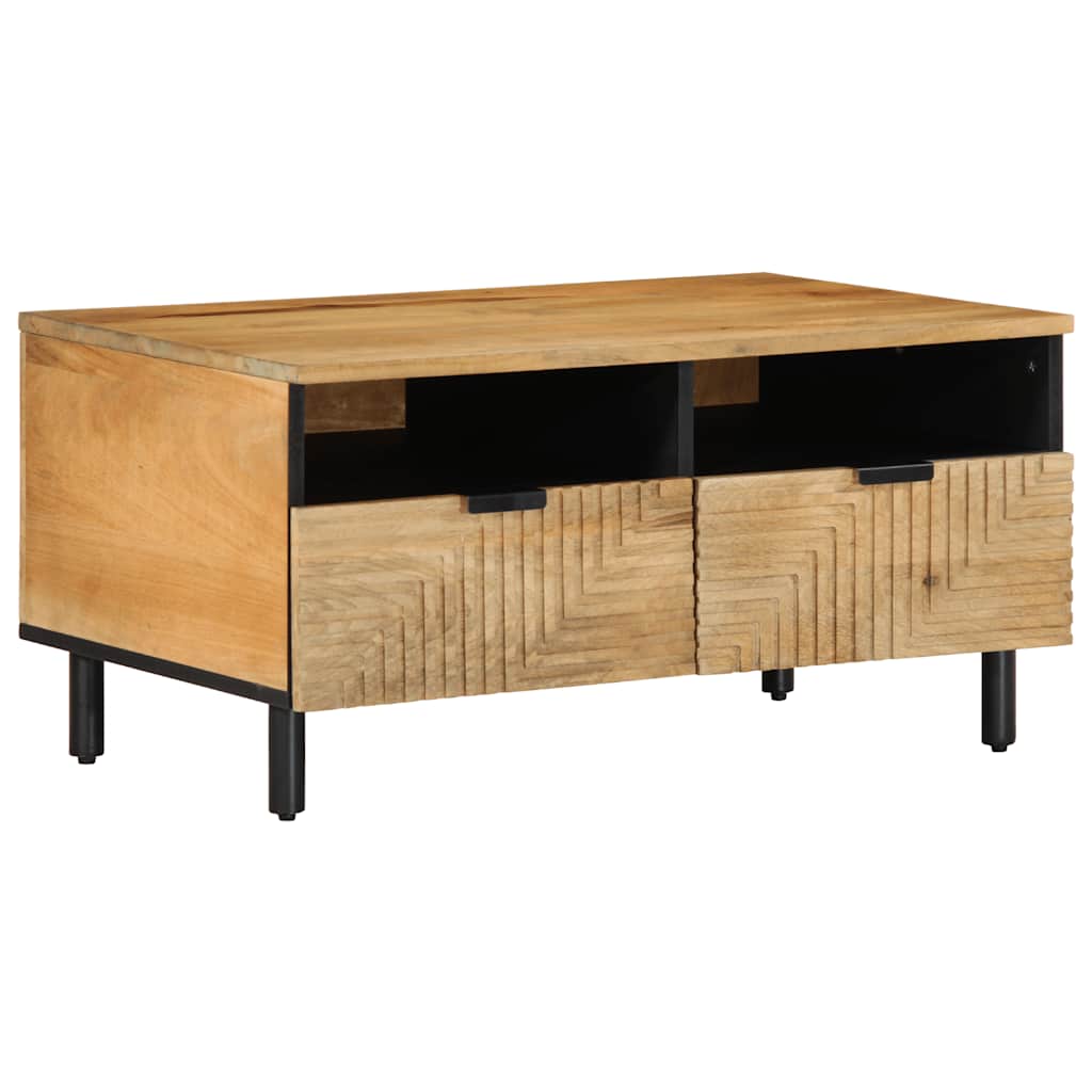 Salongbord Sofabord Brun 80x54x40 cm heltre mango