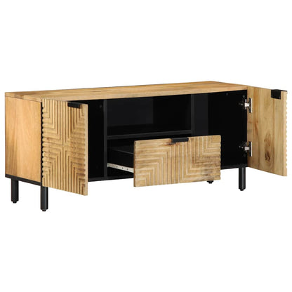 TV-Møbel Brun Tv-benk 105x33x46 cm heltre mango