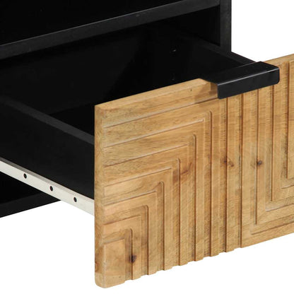 TV-Møbel Brun Tv-benk 100x33x46 cm heltre mango