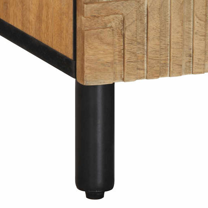 TV-Møbel Brun Tv-benk 100x33x46 cm heltre mango