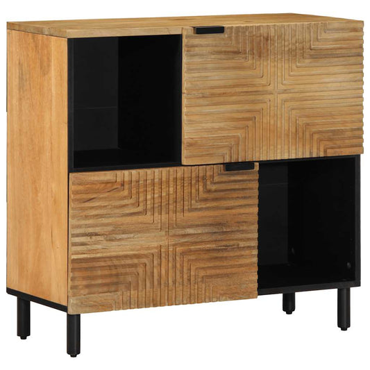 Skjenk Brun 80x33x75 cm heltre mango