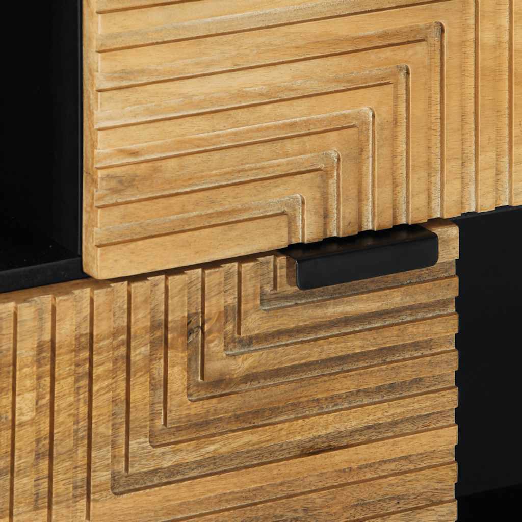 Skjenk Brun 80x33x75 cm heltre mango