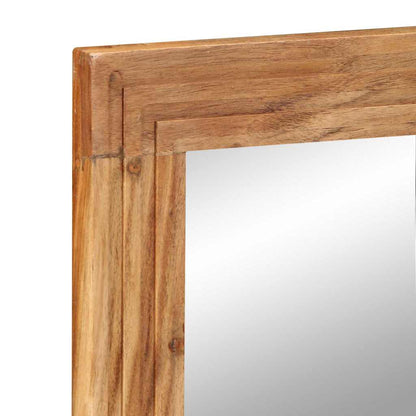 Baderomsspeil 50x70x3 cm Massivt Akasietre