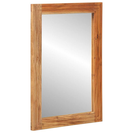 Baderomsspeil 50x70x3 cm Massivt Akasietre