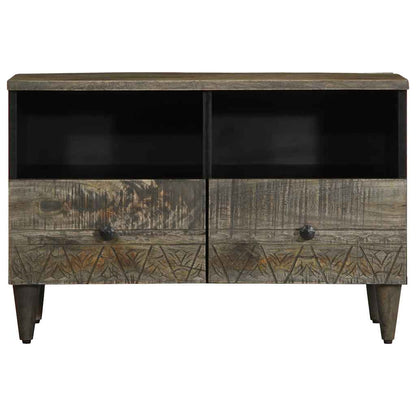 TV-Møbel Grå Tv-benk lysegrå 70x33,5x46 cm heltre mango