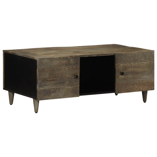 Salongbord Sofabord Grå 100x54x40 cm heltre mango