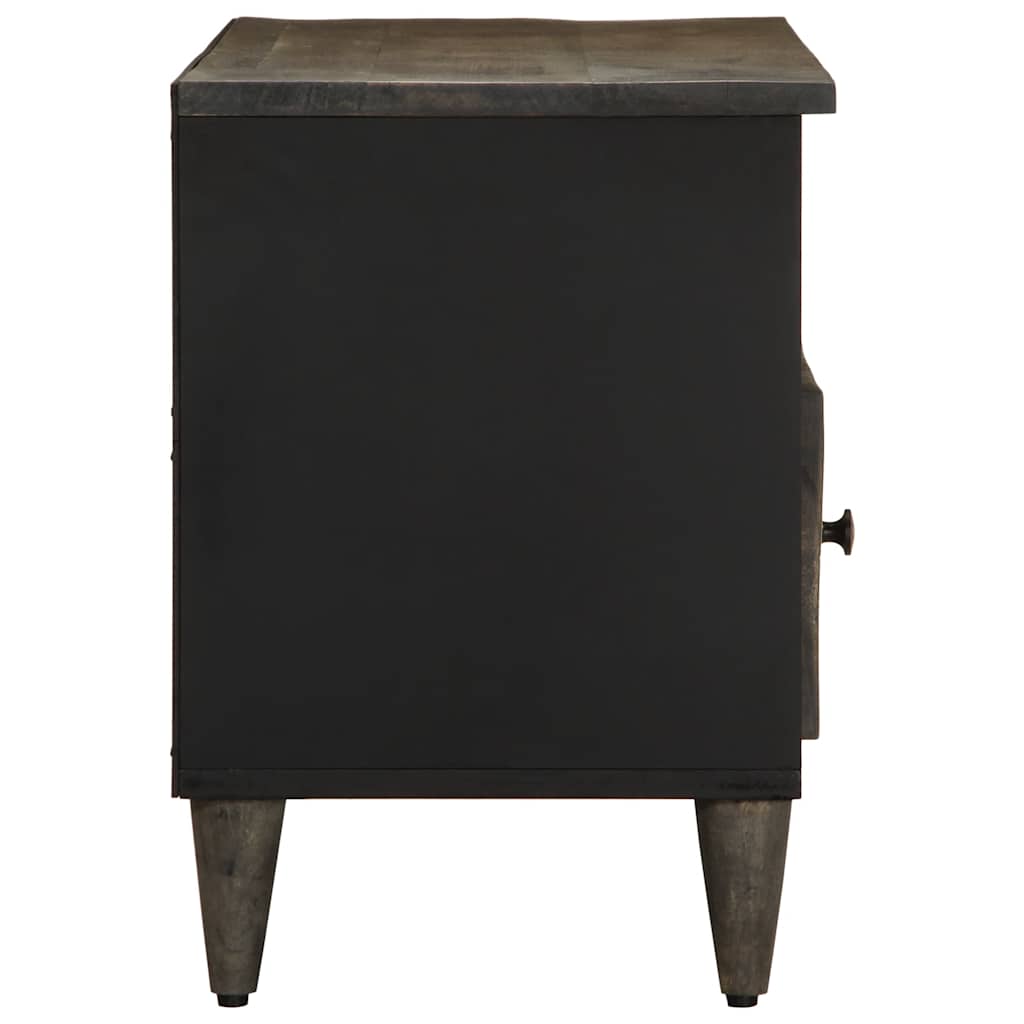 TV-Møbel Svart TV-benk 100x33x46 cm heltre mango
