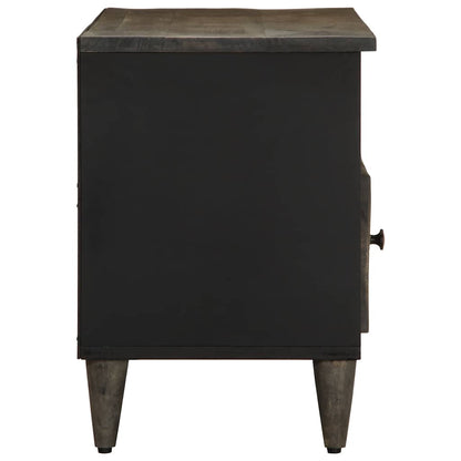TV-Møbel Svart TV-benk 100x33x46 cm heltre mango