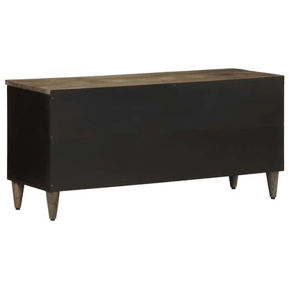 TV-Møbel Svart TV-benk 100x33x46 cm heltre mango