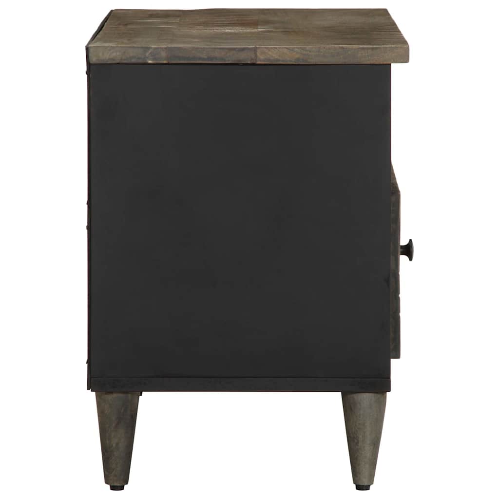 TV-Møbel Svart Tv-benk 80x33x46 cm heltre mango