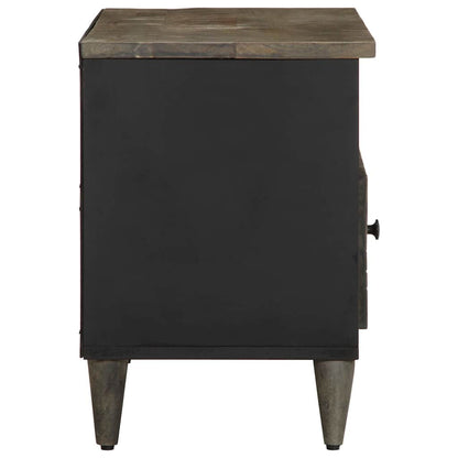 TV-Møbel Svart Tv-benk 80x33x46 cm heltre mango