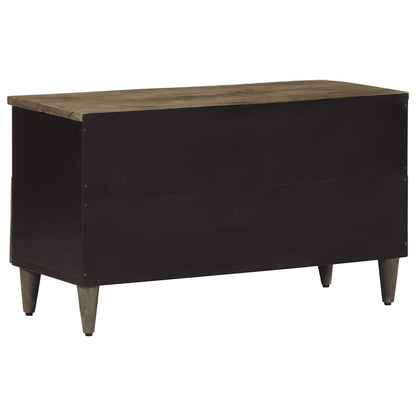 TV-Møbel Svart Tv-benk 80x33x46 cm heltre mango