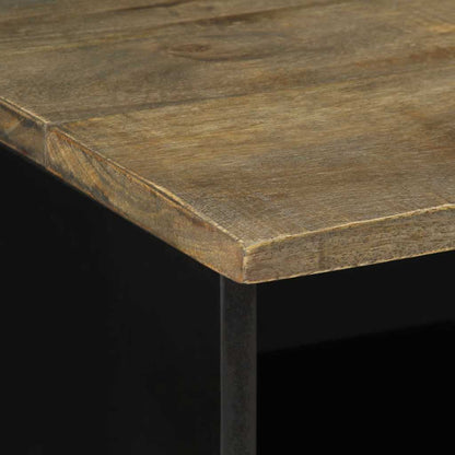 TV-Møbel Svart Tv-benk 80x33x46 cm heltre mango