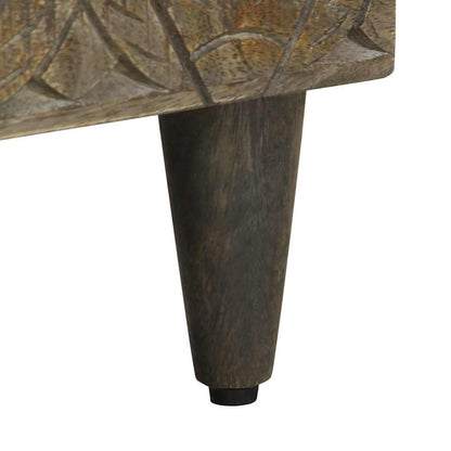 TV-Møbel Svart Tv-benk 80x33x46 cm heltre mango