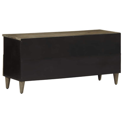 TV-Møbel Svart TV-benk 100x33x46 cm heltre mango