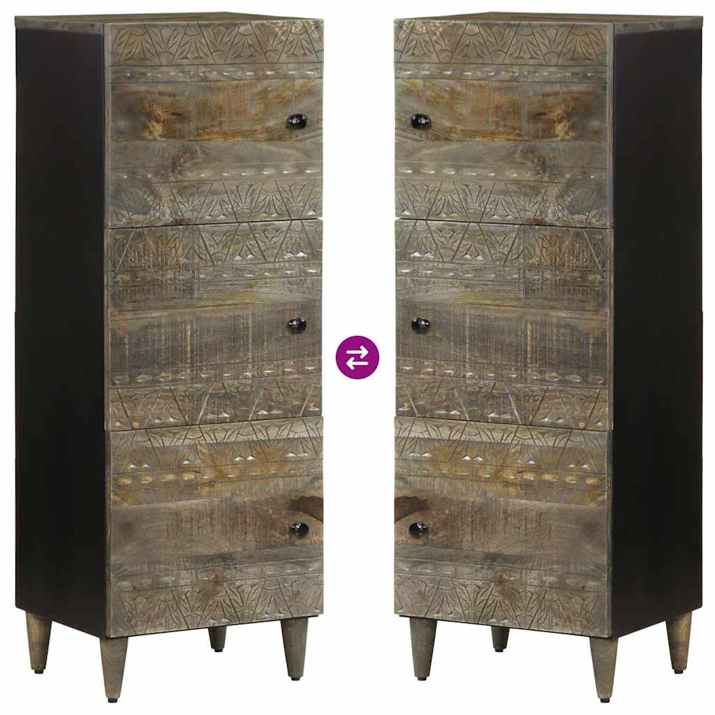 Skap heltre mango 40x33x110 cm