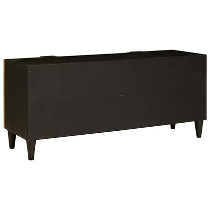 TV-Møbel Tre TV-Skap med skuff Svart og Gull 105 x 33 x 46 cm heltre mango