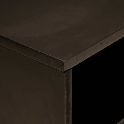 TV-Møbel Tre TV-Skap med hylle Svart og Gull 80 x 33 x 46 cm heltre mango