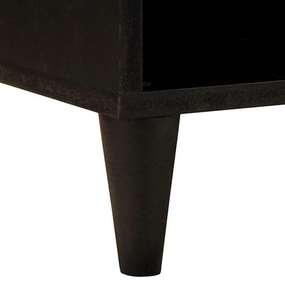 TV-Møbel Tre TV-Skap med skuff Svart og Gull 100 x 33 x 46 cm heltre mango