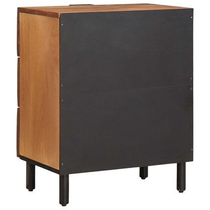 Nattbordskap med skuff Brun 50 x 33 x 62 cm Massiv mango tre