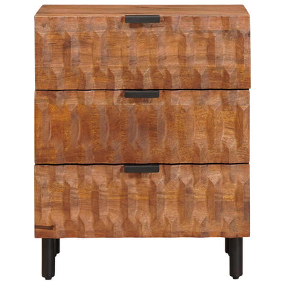 Nattbordskap med skuff Brun 50 x 33 x 62 cm Massiv mango tre
