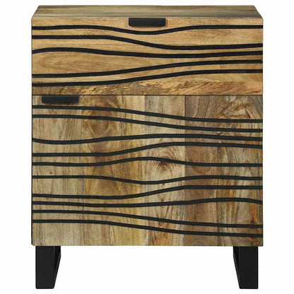Nattbordskap med skuff Brun 50 x 33 x 60 cm Massivt akasietre