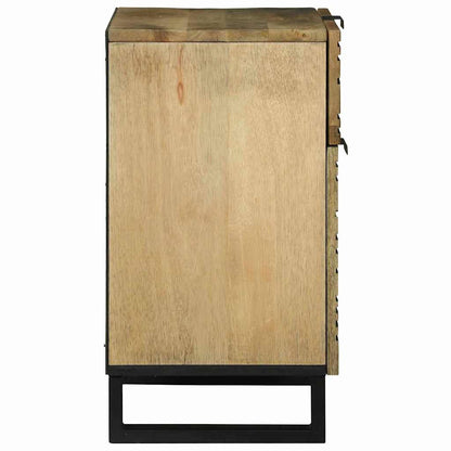 Nattbordskap med skuff Brun 50 x 33 x 60 cm Massivt akasietre