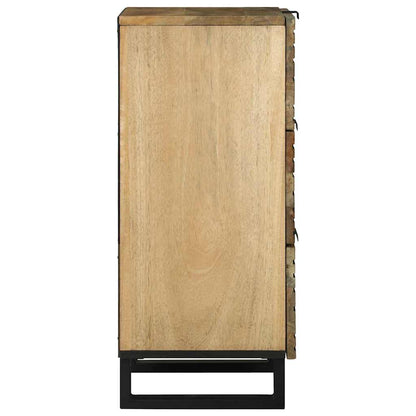 Sidebord med skuff Brun 40 x 33 x 75 cm heltre mango