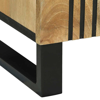 Skap Brun 90 x 33 x 75 cm heltre mango
