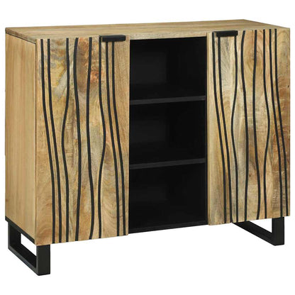 Skap Brun 90 x 33 x 75 cm heltre mango