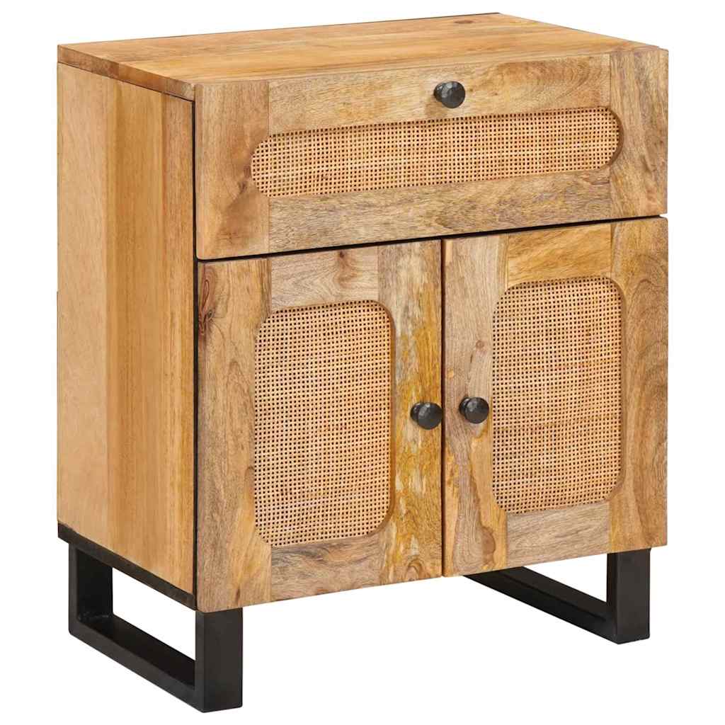 Nattbordskap Naturlig 50 x 33 x 60 cm Massiv mango tre