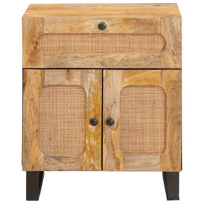 Nattbordskap Naturlig 50 x 33 x 60 cm Massiv mango tre