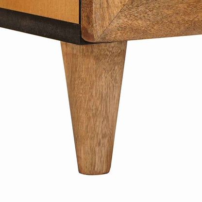 TV-Møbel Tre TV-Skap med hylle Lysebrun 105 x 33 x 46 cm heltre mango