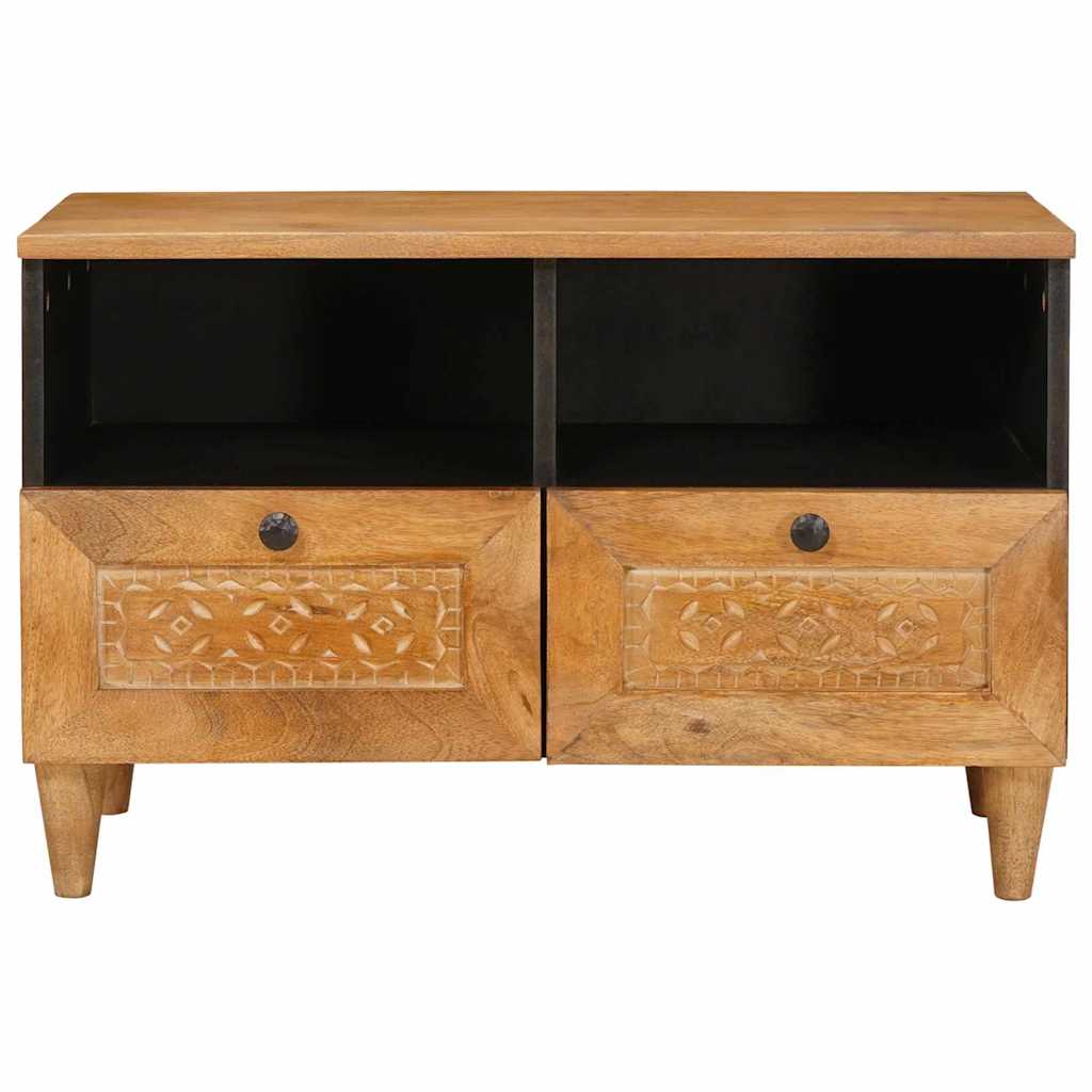 TV-Møbel Tre TV-Skap med skuff Lysebrun 70 x 33 x 46 cm heltre mango